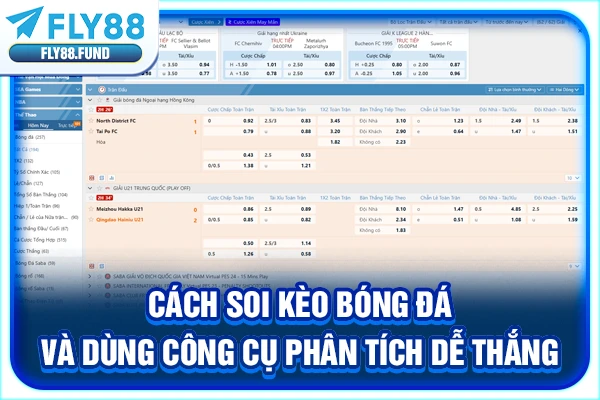 Cách Soi Kèo Bóng Đá Và Dùng Công Cụ Phân Tích Dễ Thắng